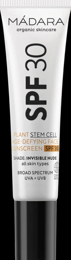 MÁDARA Aurinkotuotteet<MADARA Plant Stem Cell Age-Defying Aurinkosuojavoide kasvoille SPF30 10 ml