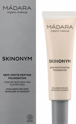 MÁDARA Meikit|Kasvomeikit<Madara Skinonym Semi-Matte Peptide Foundation Peptidimeikkivoide 30 ml