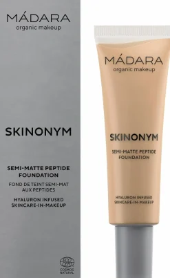 MÁDARA Meikit|Kasvomeikit<Madara Skinonym Semi-Matte Peptide Foundation Peptidimeikkivoide 30 ml