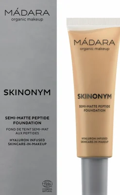 MÁDARA Meikit|Kasvomeikit<Madara Skinonym Semi-Matte Peptide Foundation Peptidimeikkivoide 30 ml