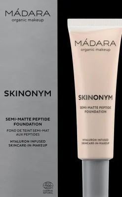 MÁDARA Meikit|Kasvomeikit<Madara Skinonym Semi-Matte Peptide Foundation Peptidimeikkivoide 30 ml