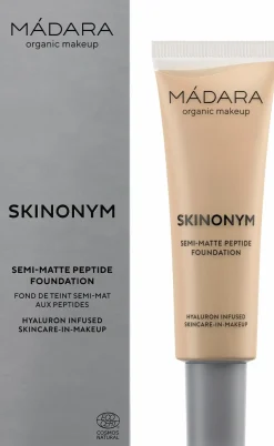 MÁDARA Meikit|Kasvomeikit<Madara Skinonym Semi-Matte Peptide Foundation Peptidimeikkivoide 30 ml