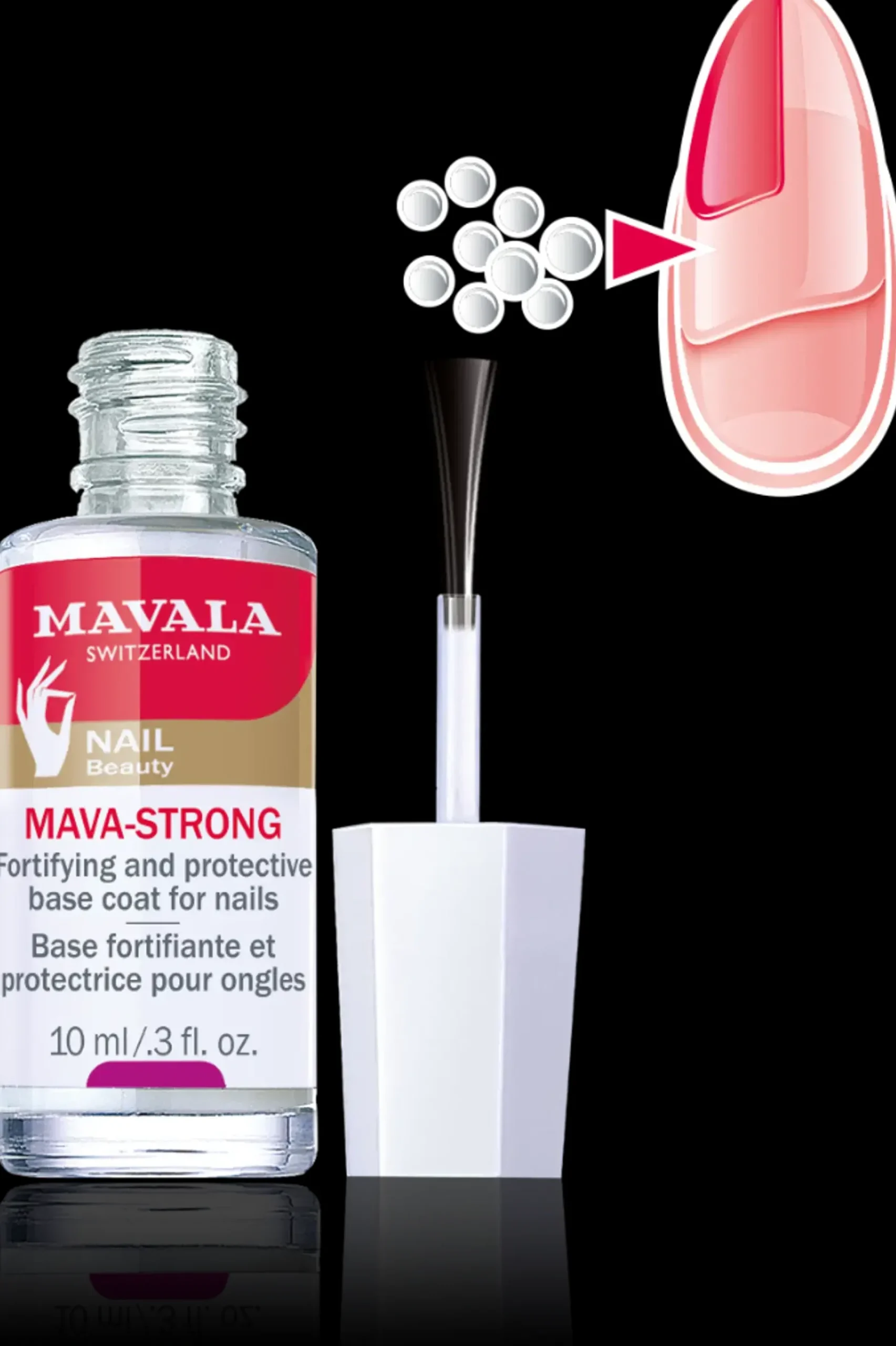 Mavala Kynsimeikit Ja Kynsienhoito<Mava-Strong aluslakka 10ml