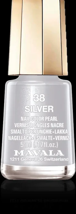 Mavala Kynsimeikit Ja Kynsienhoito<5ml Nail Polish 38 Silver kynsilakka