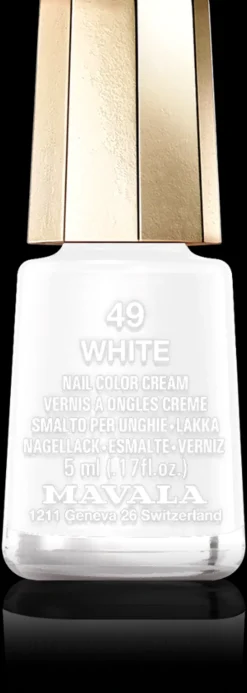 Mavala Kynsimeikit Ja Kynsienhoito<5ml Nail Polish 49 White kynsilakka