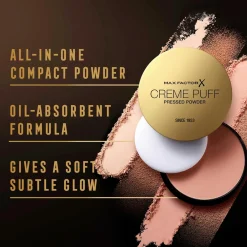 Max Factor Kasvomeikit<Creme Puff Powder 75 Golden 14 g meikkipuuteri