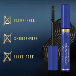 Max Factor Silmämeikit<Divine Lashes Mascara Black Waterproof 4 ml ripsiväri