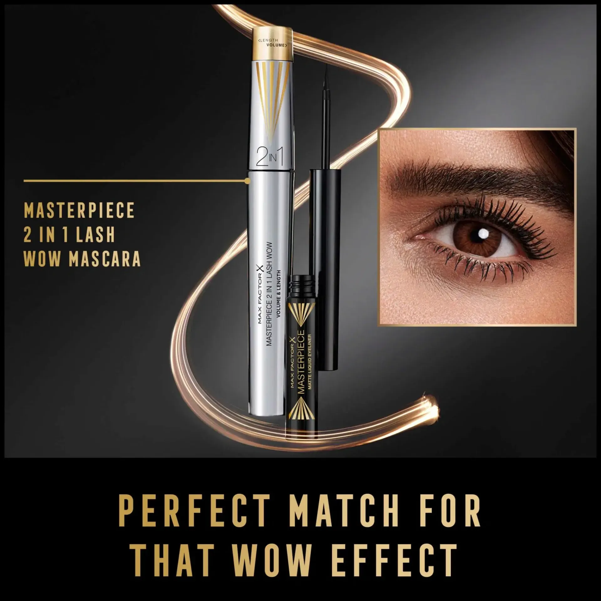 Max Factor Silmämeikit<Masterpiece Matte Liquid Eyeliner 1,7 ml Black, silmänrajaustussi