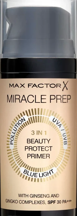 Max Factor Kasvomeikit<Miracle Prep 3 IN 1 Beauty Protect Primer 30 ml meikinpohjustusvoide