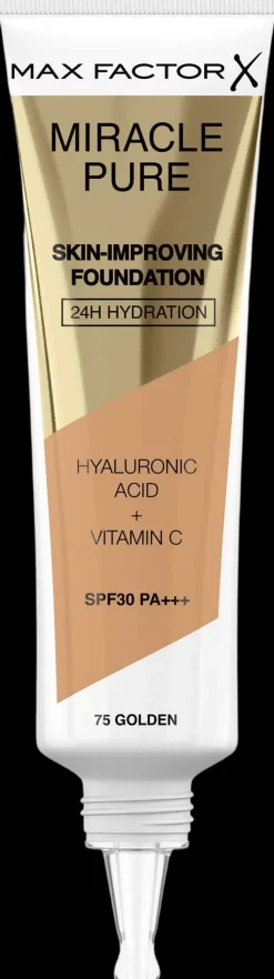 Max Factor Kasvomeikit<Miracle Pure Foundation 75 Golden 30 ml