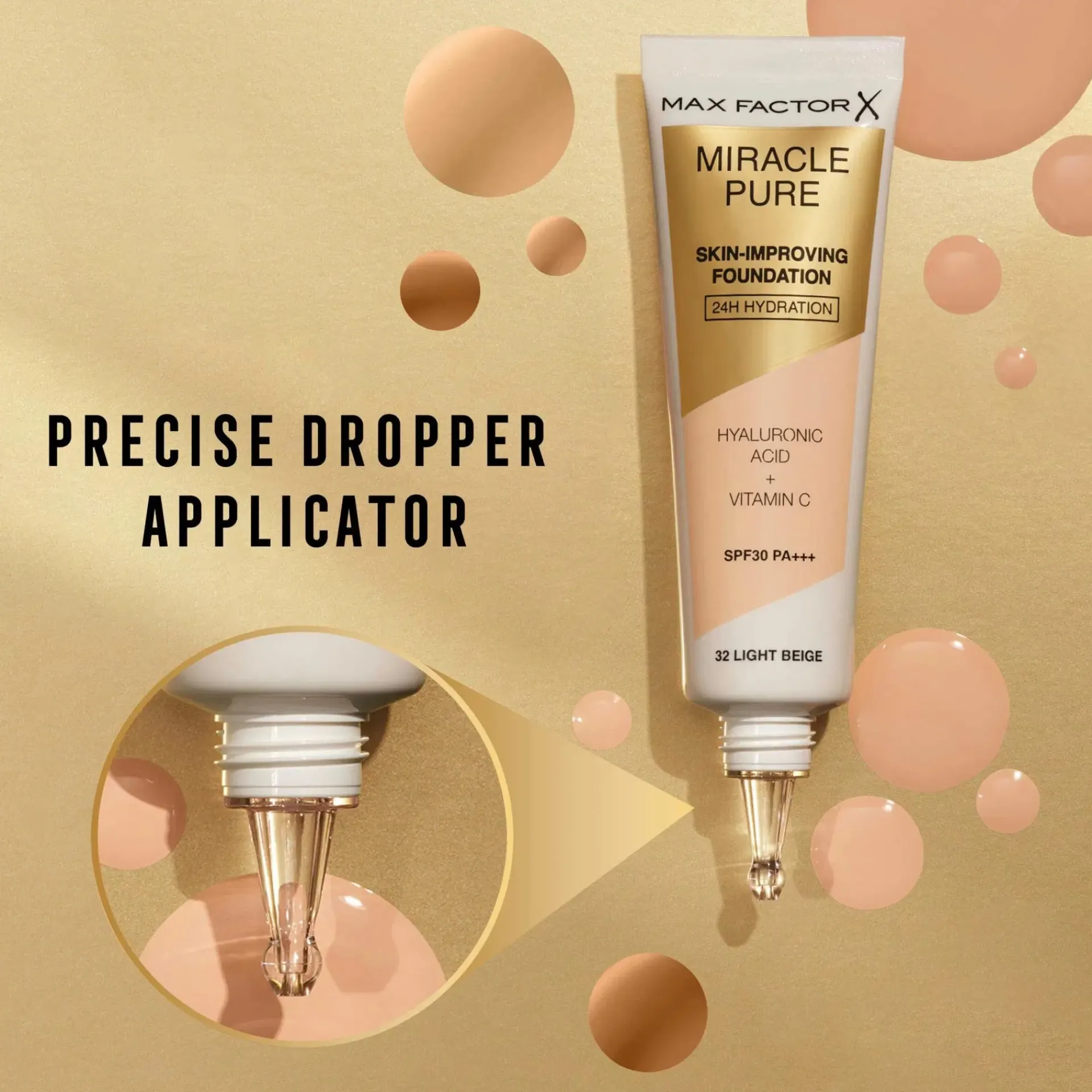 Max Factor Kasvomeikit<Miracle Pure Foundation 75 Golden 30 ml