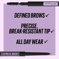 Maybelline Silmämeikit<New York Express Brow Ultra Slim 05 Deep Brown -kulmakynä 0,84g