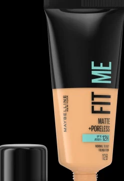 Maybelline Kasvomeikit<New York Fit Me Matte+Poreless -meikkivoide 128 Warm Nude 30ml