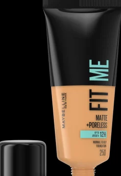 Maybelline Kasvomeikit<New York Fit Me Matte+Poreless -meikkivoide 250 Sun Beige 30ml