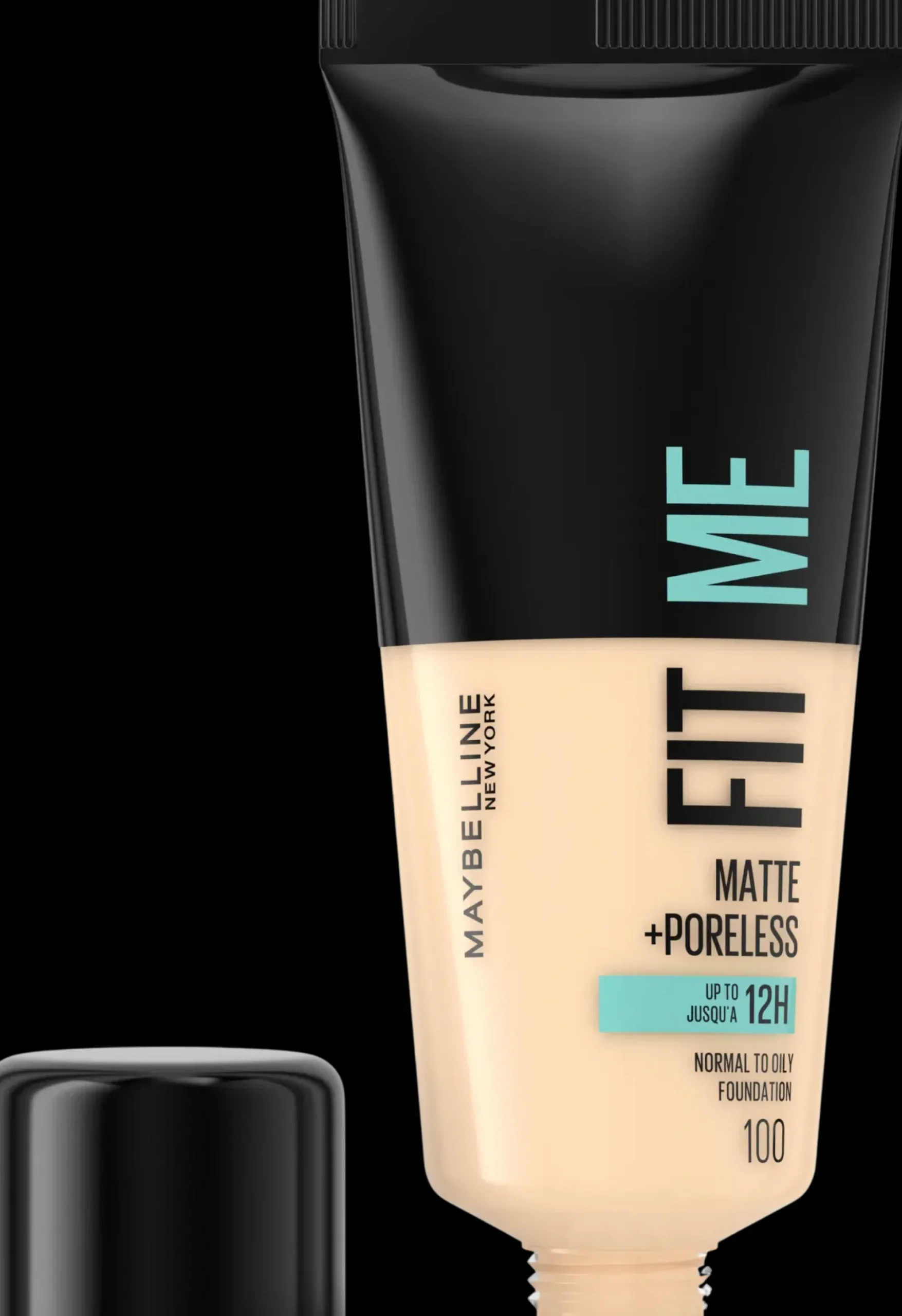 Maybelline Kasvomeikit<New York Fit Me Matte+Poreless -meikkivoide 100 Warm Ivory 30ml