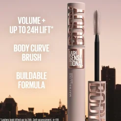 Maybelline Silmämeikit<New York Lash Sensational Body Vedenkestävä Maskara Very Black 9,7 ml