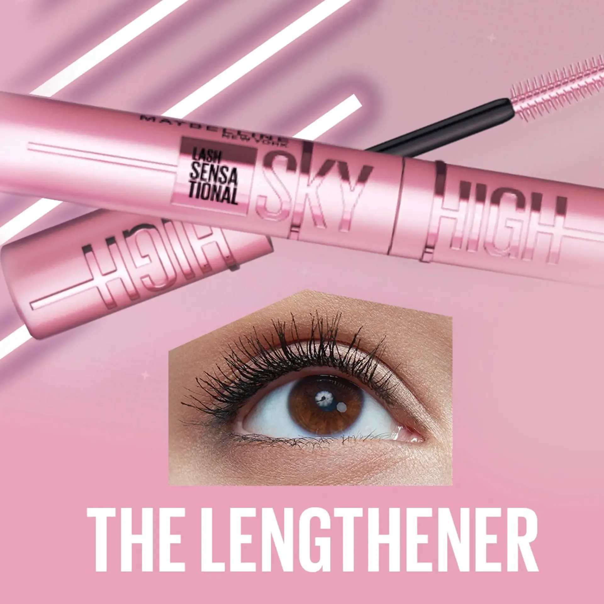 Maybelline Silmämeikit<New York Lash Sensational Sky High Black -maskara 7,5ml