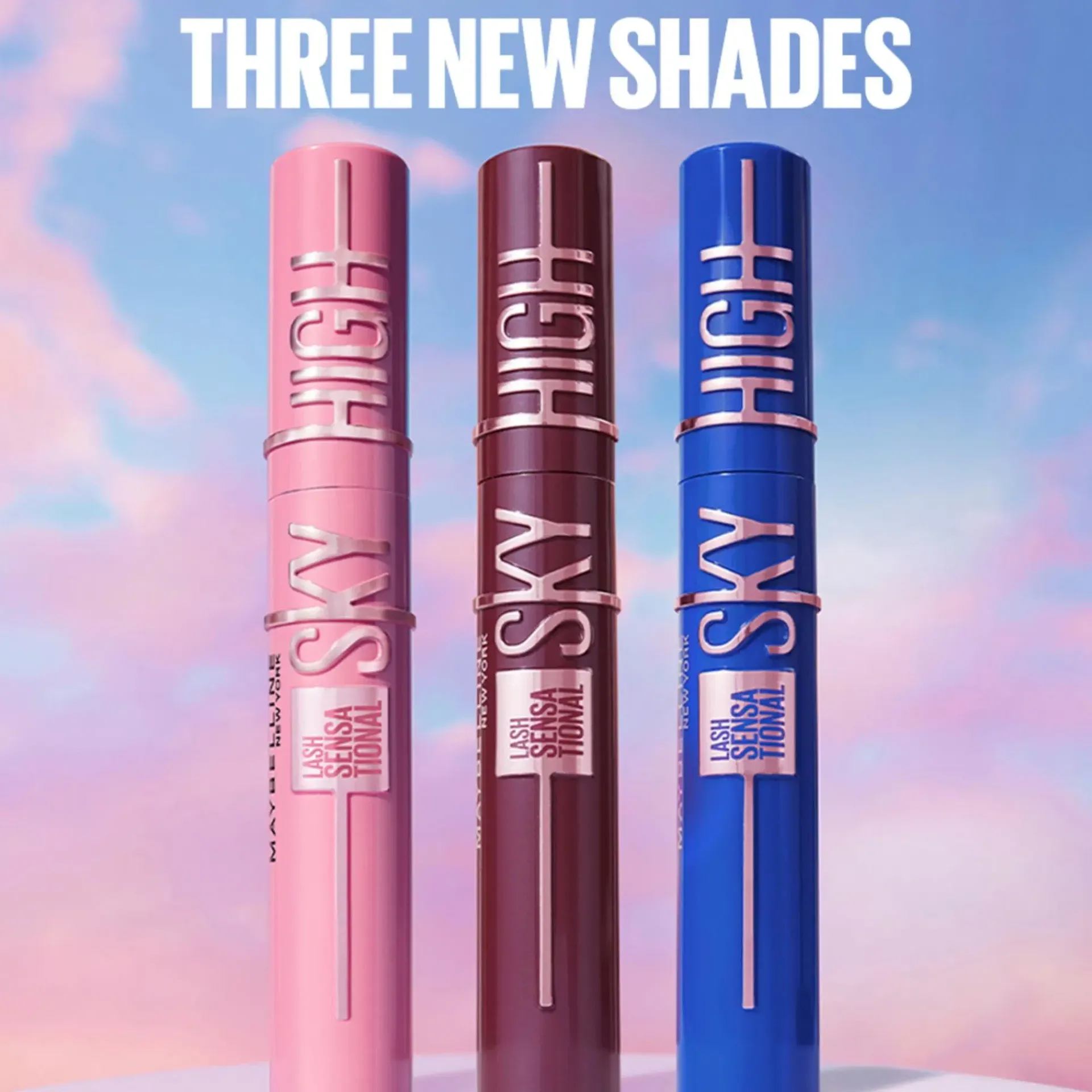 Maybelline Silmämeikit<New York Lash Sensational Sky High Burgundy Haze maskara 7,2ml