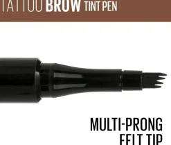 Maybelline Silmämeikit<New York Tattoo Brow Micropen Tint 120 Medium brown -kulmakynä 1ml