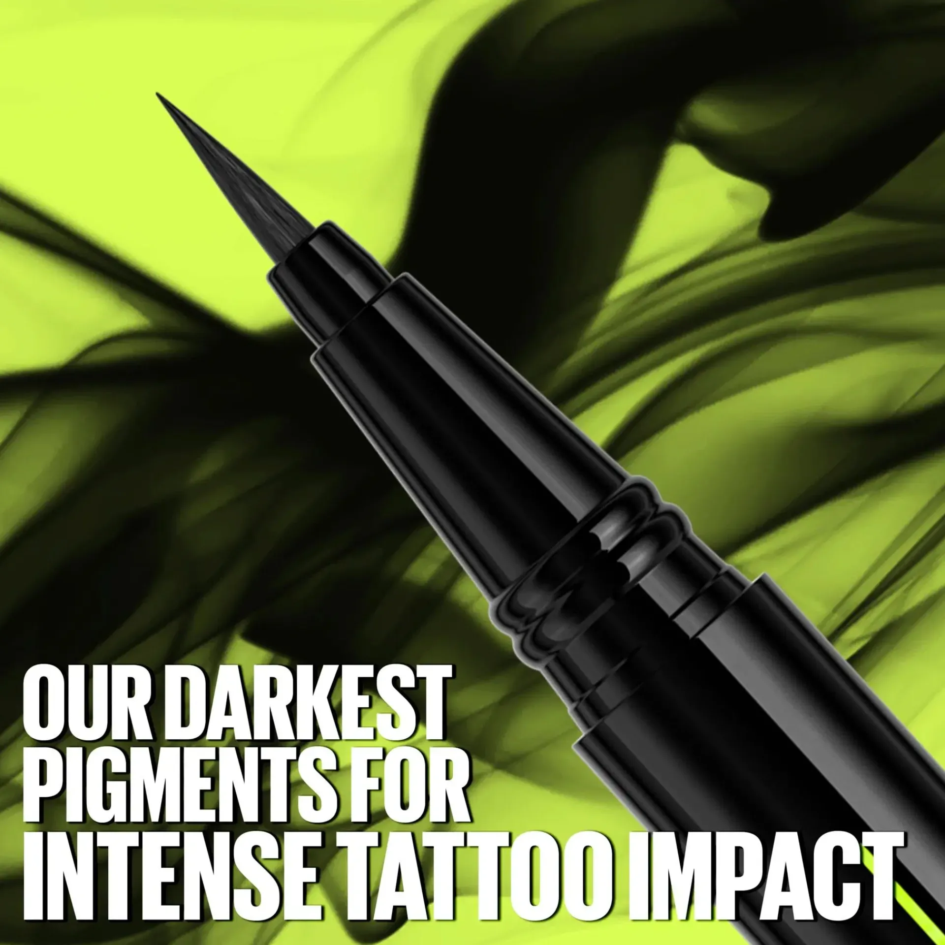 Maybelline Silmämeikit<New York Tattoo Liner Ink Pen 881 Matte Black nestemäinen silmänrajausväri 1,3g
