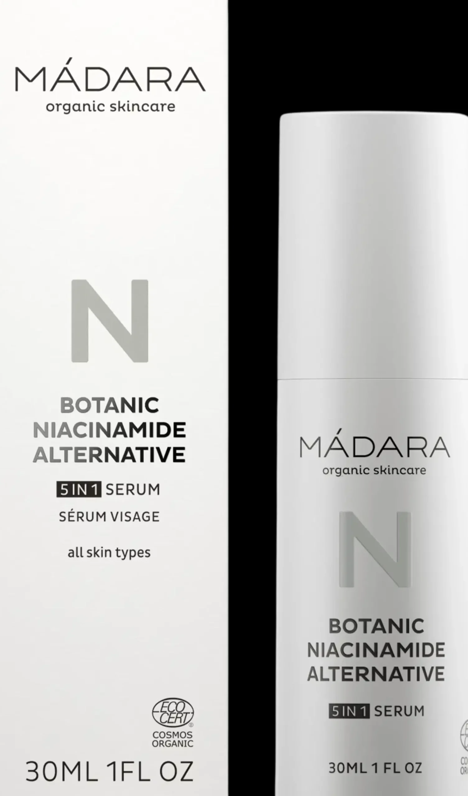 MÁDARA Ihonhoito|Ihonhoidon Tehoaineet<Botanic Niacinamide Alternative 5 in 1 -seerumi 30 ml
