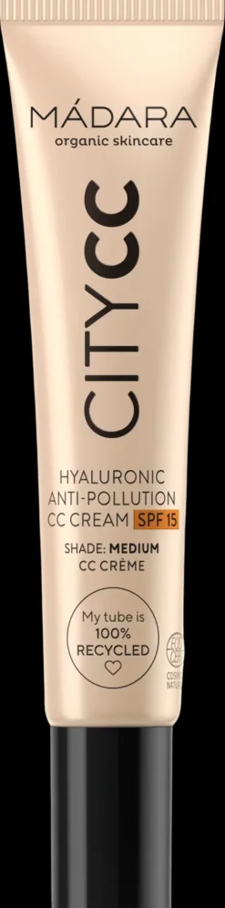 MÁDARA Ihonhoito|Aurinkotuotteet<Mádara City CC-voide SPF15, Medium 15 ml