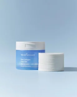 MediAnswer Korealainen Ihonhoito|Kasvojenhoito<Pore Collagen Clear Pad kasvovesilappu 80 kpl