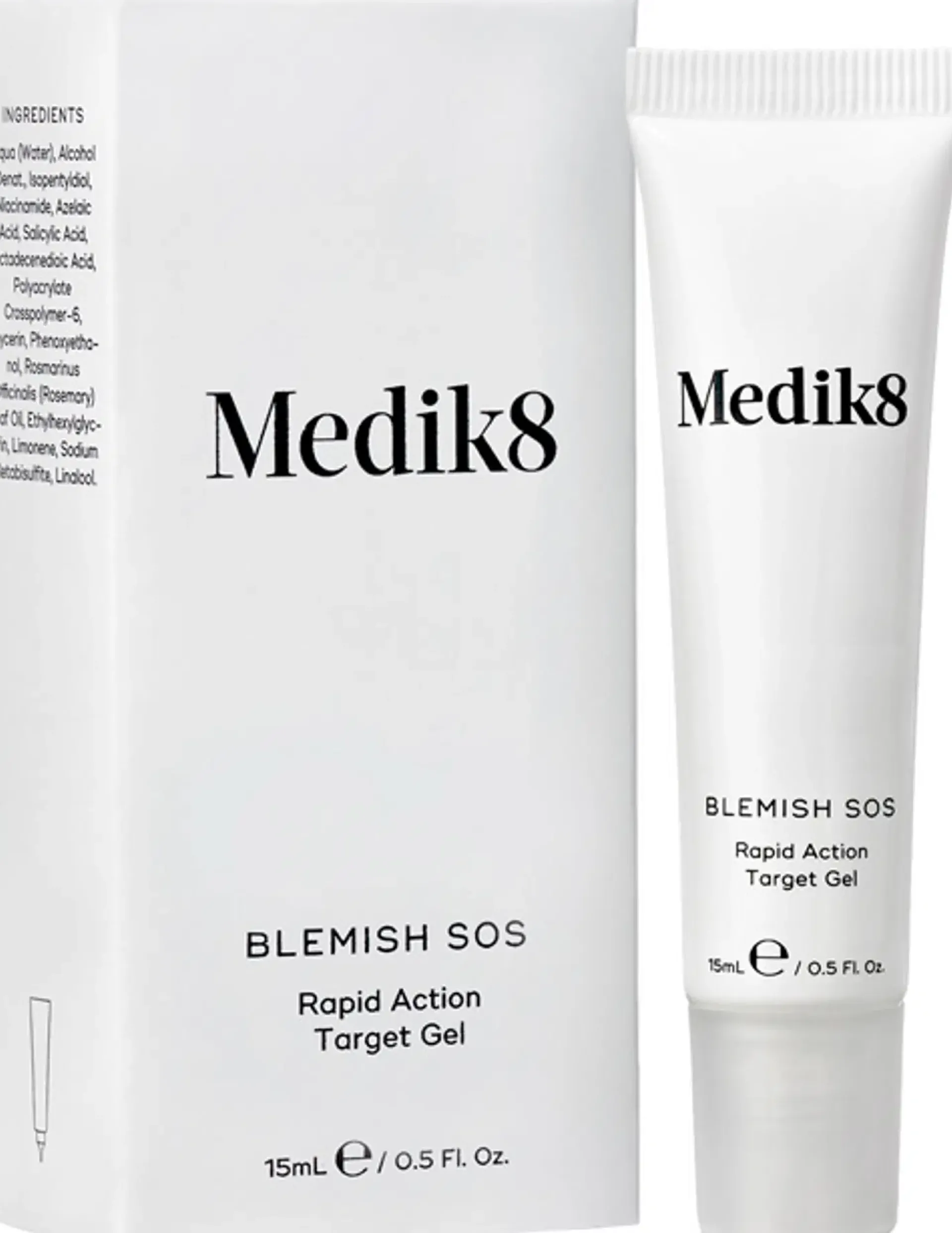 Medik8 Ihonhoidon Tehoaineet|Kasvojenhoito<Blemish SOS paikallishoitogeeli 15 ml
