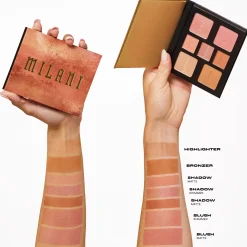 Milani Meikkisiveltimet Ja -Välineet<Cosmetics All-Inclusive Eye, Cheek & Face Palette kasvomeikkipaletti 11 g