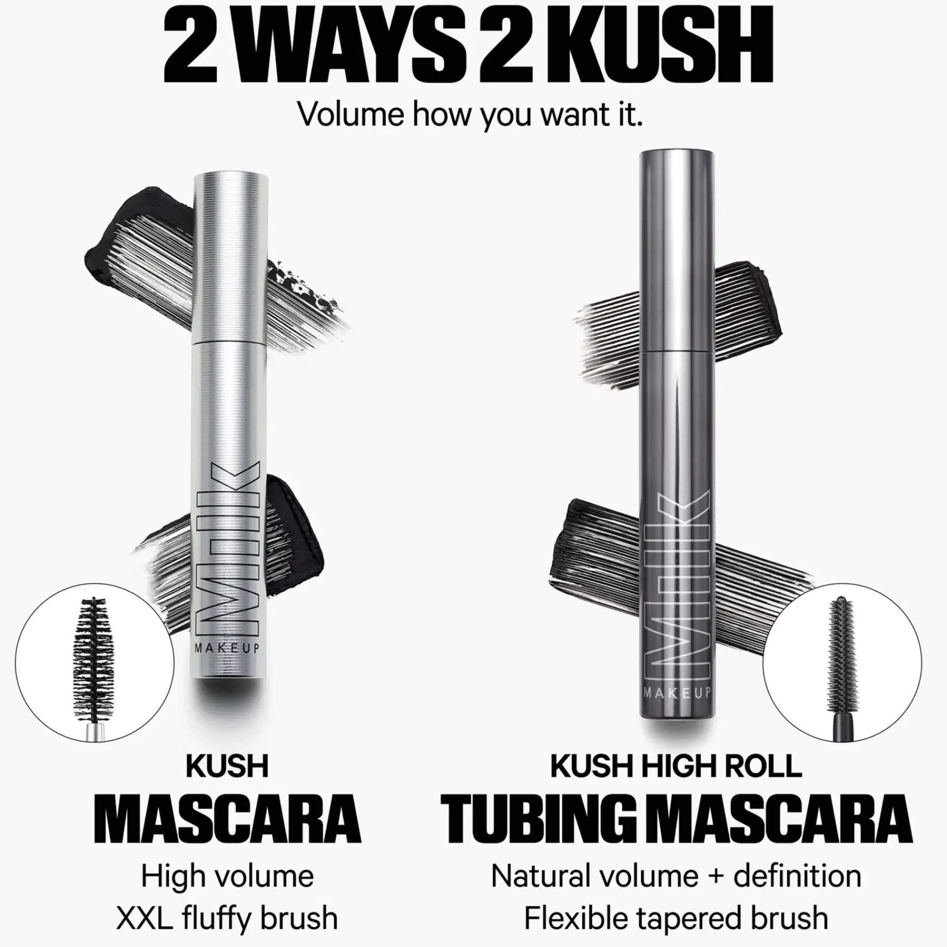 Milk Makeup Silmämeikit<KUSH High Roll Mascara 9 ml BLACK