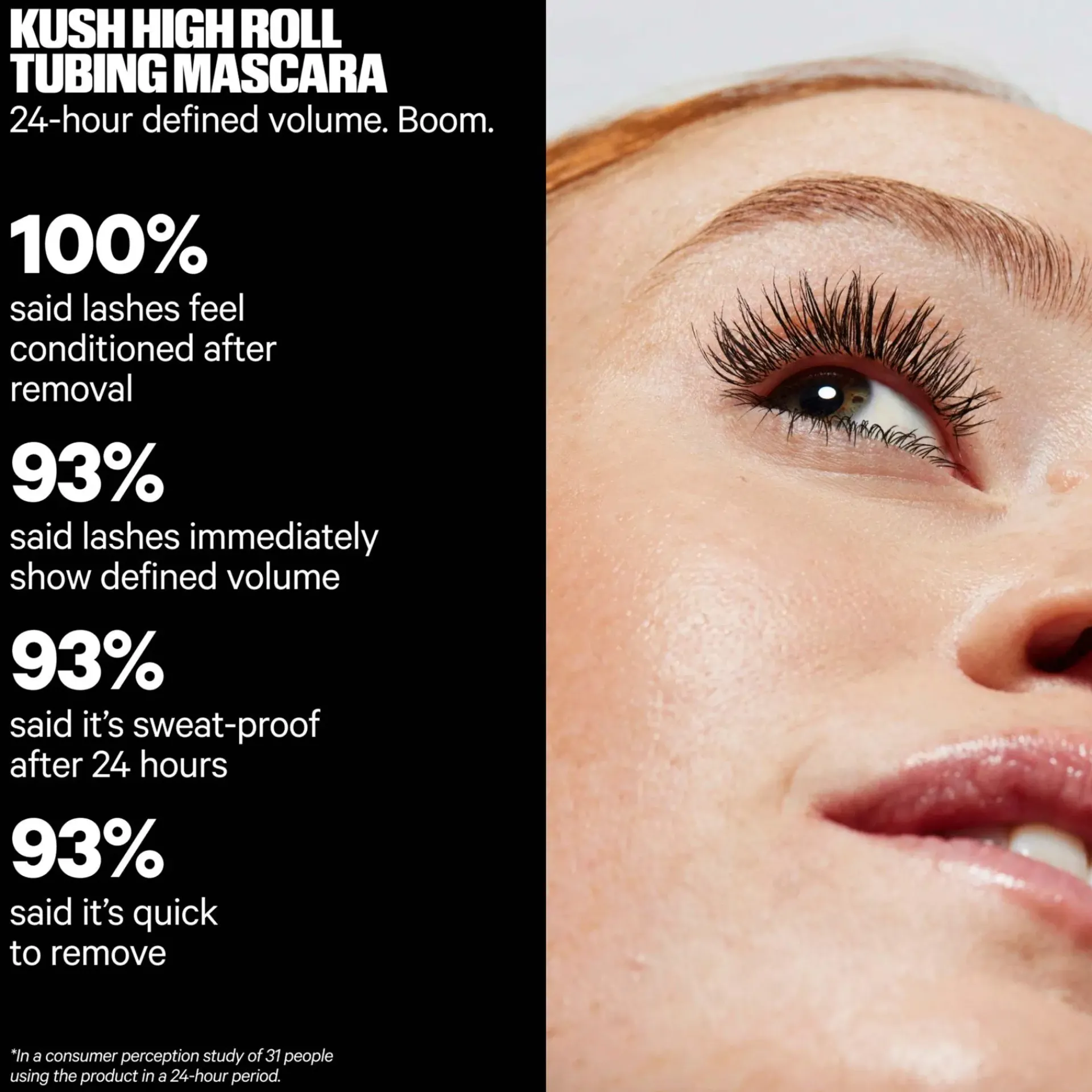 Milk Makeup Silmämeikit<KUSH High Roll Mascara 9 ml BLACK