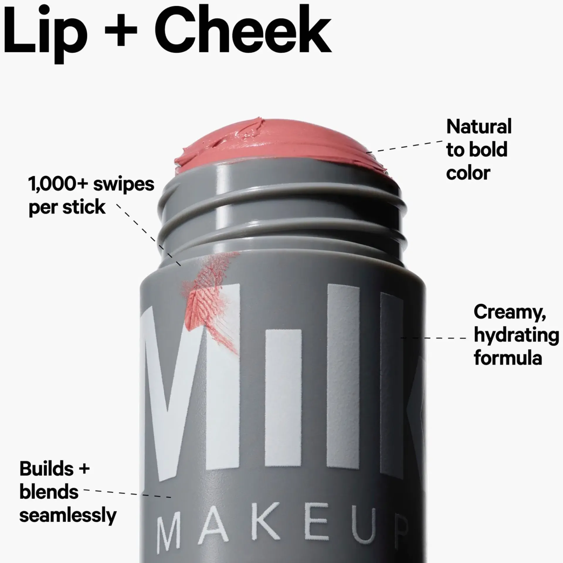 Milk Makeup Kasvomeikit<Lip + Cheek Stick poski- ja huulipuna 6 g