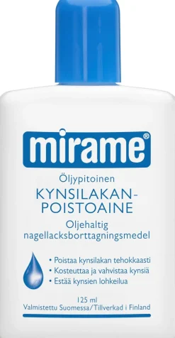 Mirame Kynsimeikit Ja Kynsienhoito<öljypitoinen kynsilakanpoistoaine 125ml