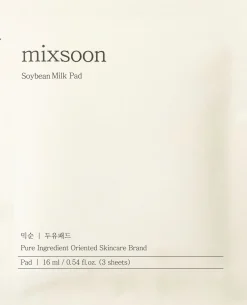 Mixsoon Korealainen Ihonhoito|Kasvojenhoito<Soybean Milk Pad-kasvovesilaput 10 x 3kpl
