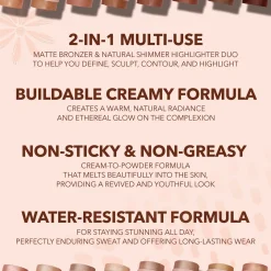 MOIRA Cosmetics Kasvomeikit<MOIRA Sculpt & Glow Duo Stick varjostus- ja korostuspuikko 6 g + 5,2 g