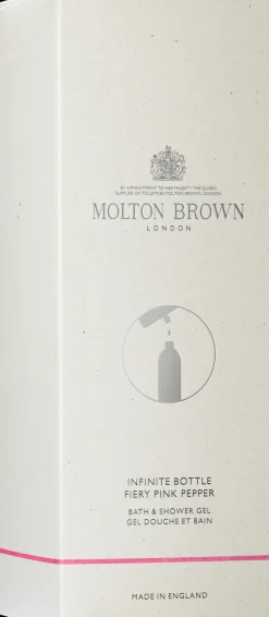 Molton Brown Vartalonhoito<Infinite Bottle Fiery Pink Pepper Bath & Shower Gel suihkugeeli 400 ml