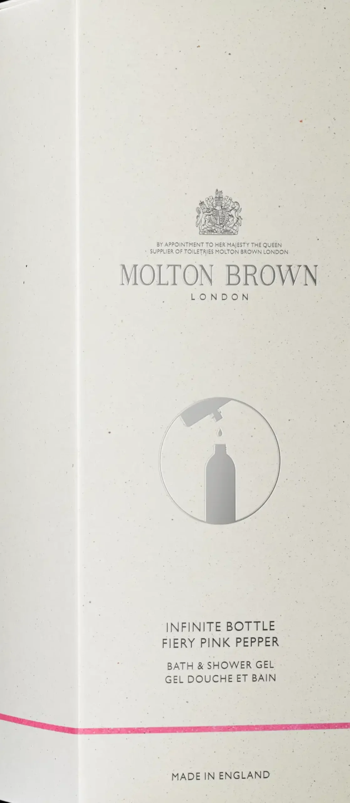 Molton Brown Vartalonhoito<Infinite Bottle Fiery Pink Pepper Bath & Shower Gel suihkugeeli 400 ml