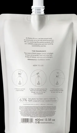 Molton Brown Vartalonhoito<Re-charge Black Pepper Bath & Shower Gel Refill suihkugeelin täyttöpakkaus 400 ml