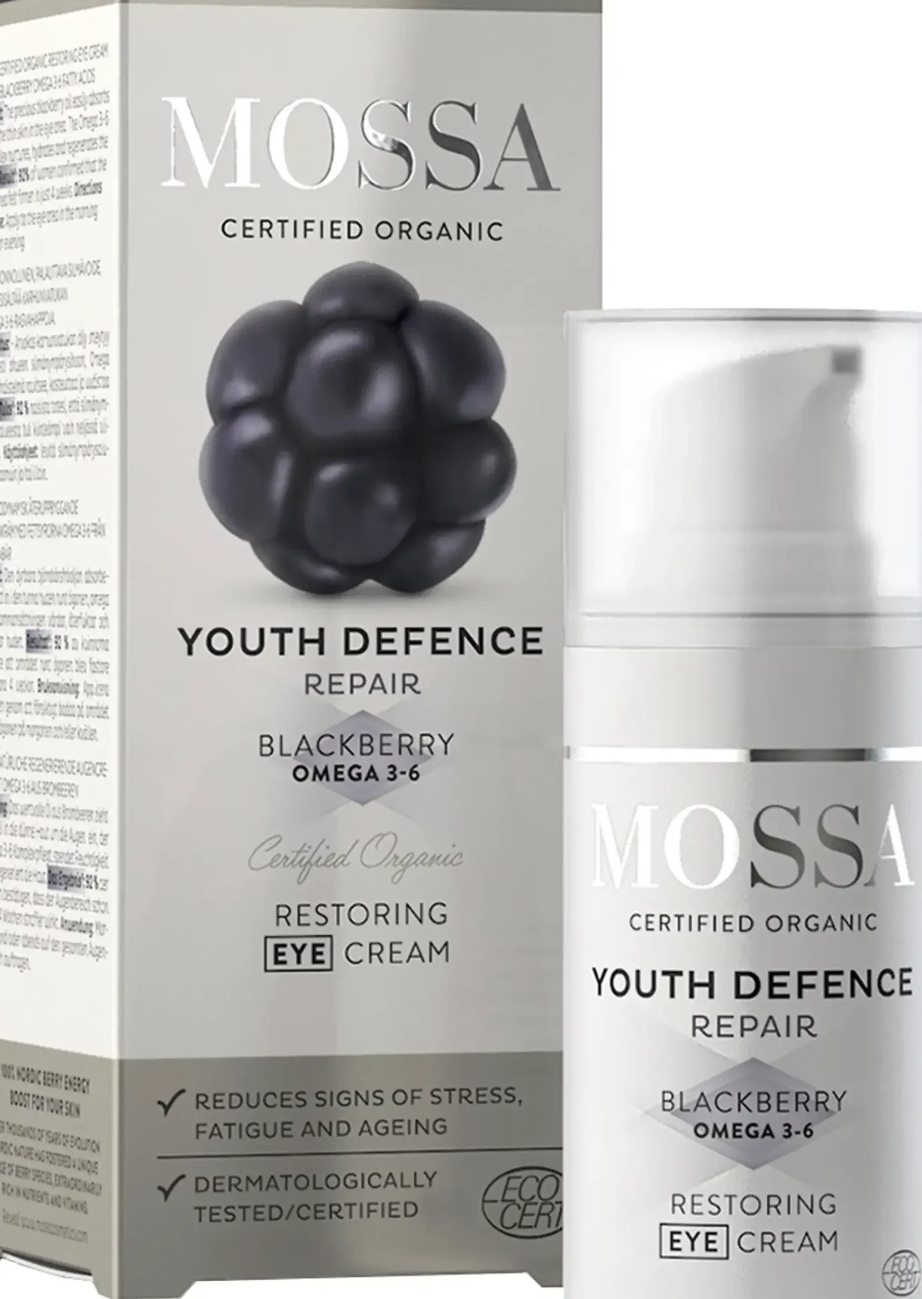 Mossa Ihohaasteet|Ihonhoito<YOUTH DEFENCE Restoring silmänympärysvoide, 15ml