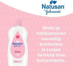 Natusan Vartalonhoito<by Johnson's Baby Oil 300 ml