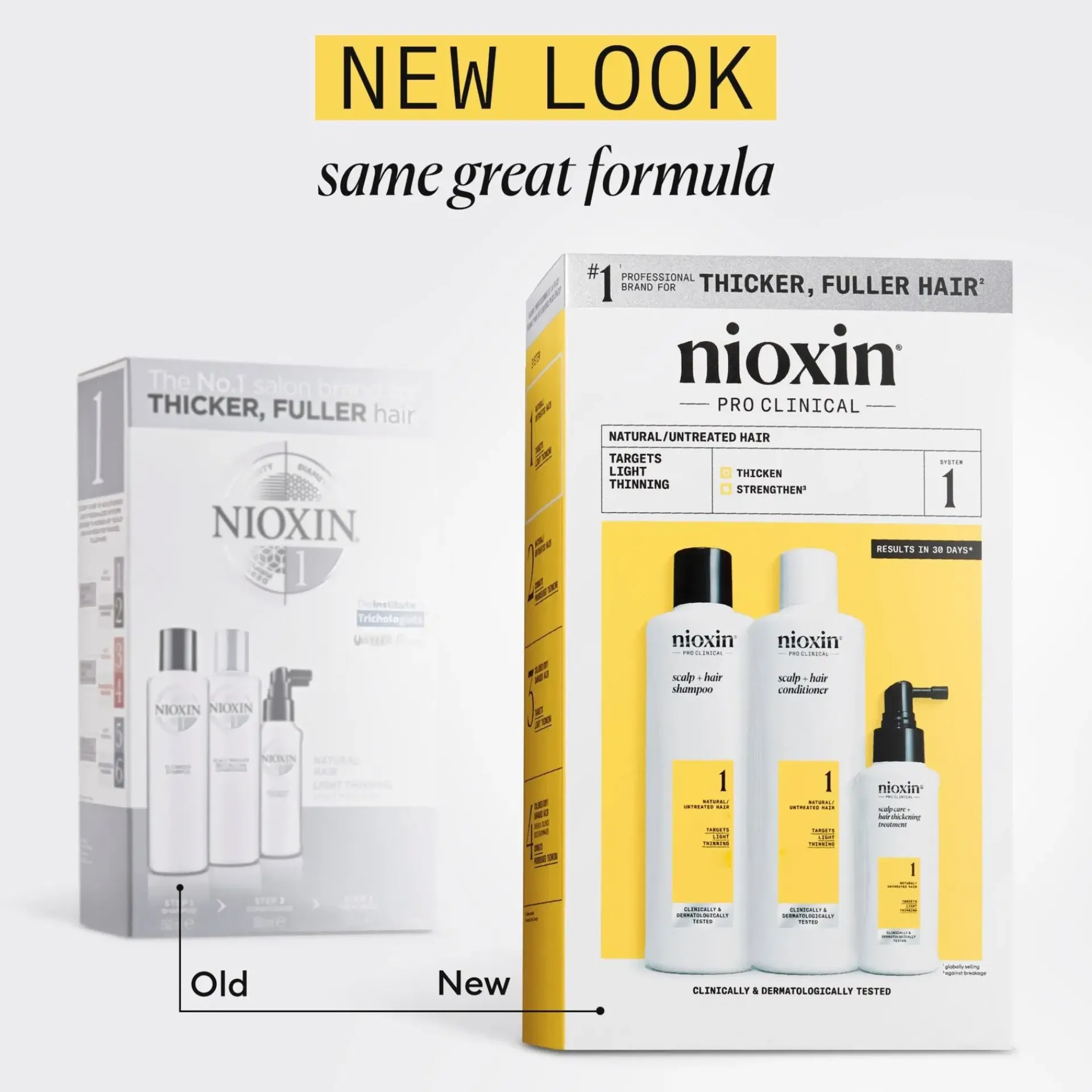 Nioxin Hiustenhoitopakkaukset|Hiustenhoito<System 1 KIT hoitopakkaus 300+300+100 ml
