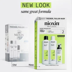 Nioxin Hiustenhoitopakkaukset|Hiustenhoito<System 2 KIT hoitopakkaus 300+300+100 ml