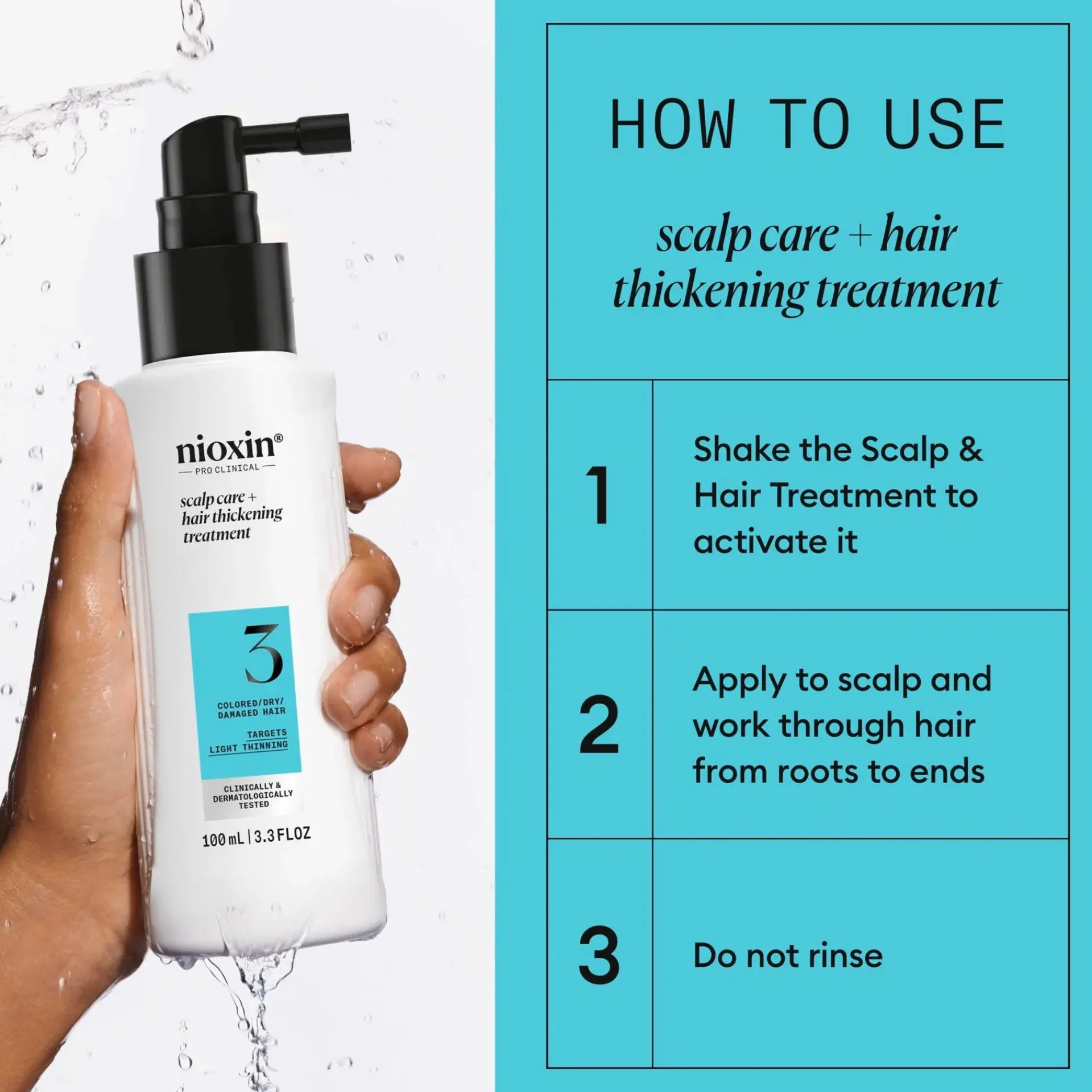 Nioxin Hiustenhoito<System 3 Scalp Treatment seerumi 100 ml
