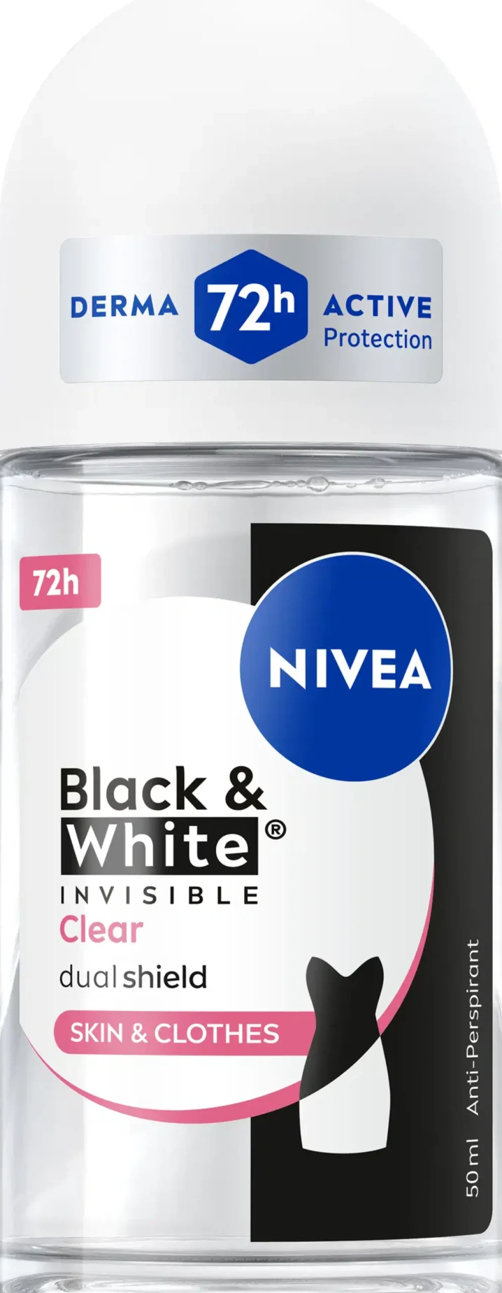 NIVEA Vartalonhoito<50ml Black & White Invisible Original Deo Roll-on -antiperspirantti