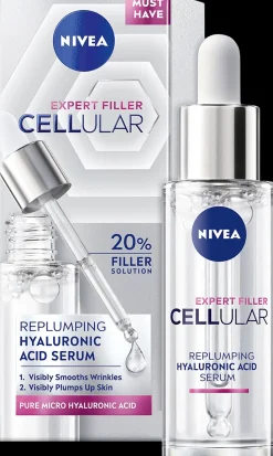 NIVEA Ihonhoidon Tehoaineet|Kasvojenhoito<30ml Cellular Expert Filler Hyaluron Replumping Serum -kasvoseerumi