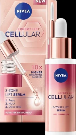 NIVEA Ihonhoidon Tehoaineet|Kasvojenhoito<30ml Cellular Expert Lift 3-zone Lift Serum -kasvoseerumi