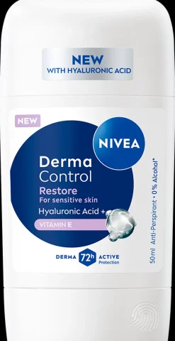 NIVEA Vartalonhoito<50ml Derma Control Restore Deo Stick -antiperspirantti