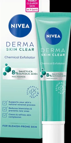 NIVEA Kasvojenhoito<40ml Derma Skin Clear Chemical Exfoliator -kemiallinen kuorintavoide