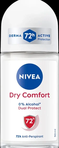 NIVEA Vartalonhoito<50ml Dry Comfort Deo Roll-on -antiperspirantti
