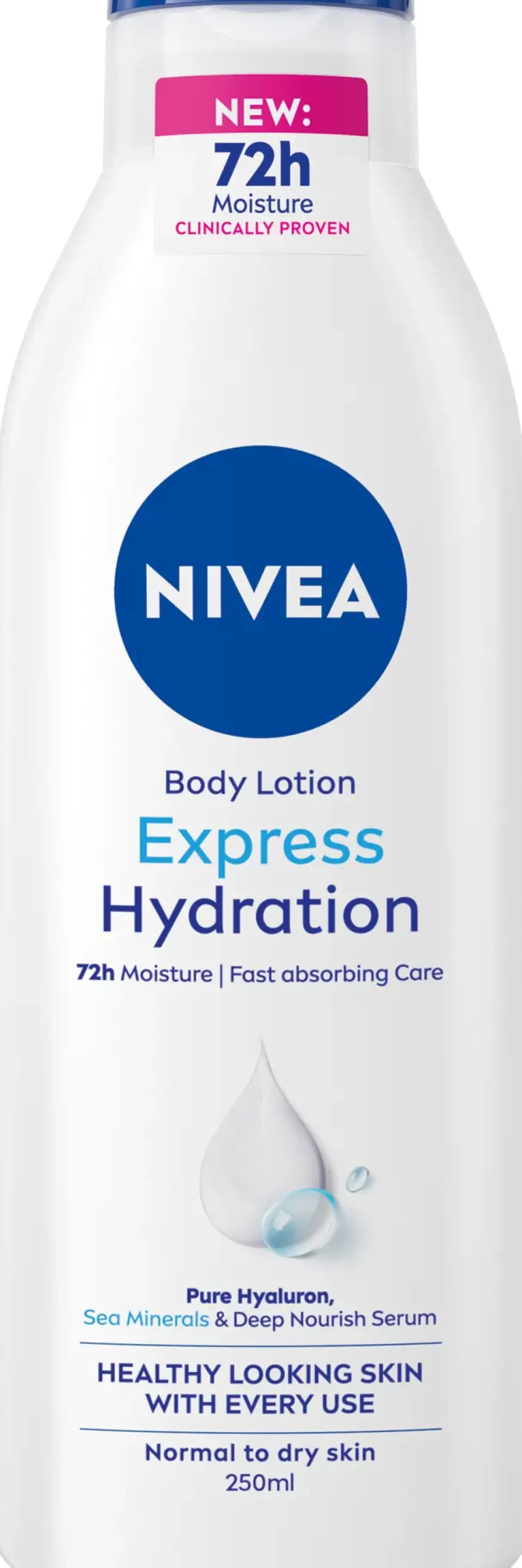 NIVEA Vartalonhoito<250ml Express Hydration Body Lotion -vartaloemulsio